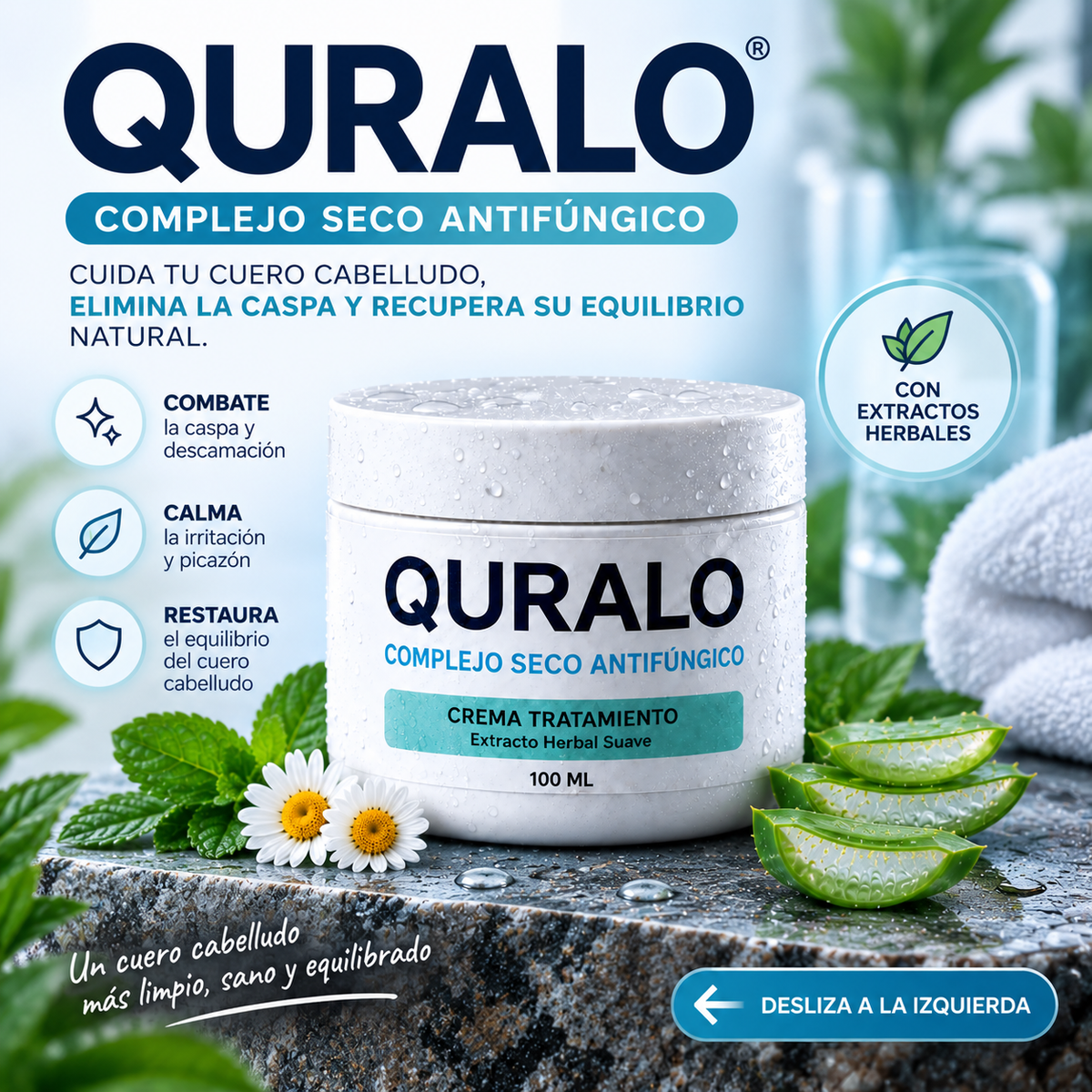 QURALO-🌿 Cuidado Intensivo para tu Cuero Cabelludo