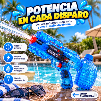 AquaBlaster™ — ¡Convierte cualquier lugar en una batalla de agua! 💦