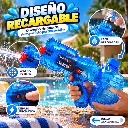 AquaBlaster™ — ¡Convierte cualquier lugar en una batalla de agua! 💦